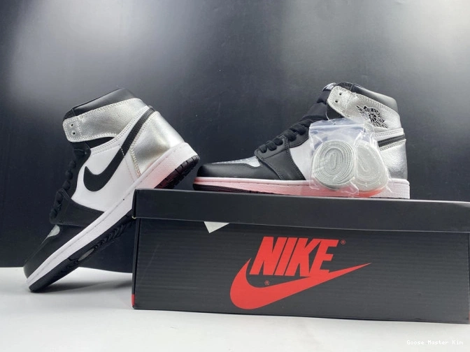 JORDAN SILVER HIGH WMNS 1 TOE AIR CD0461-001 OG 0714